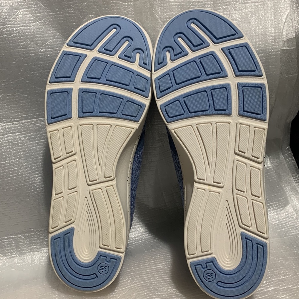 Superfeet Linden Sneakers Women’s Blue Shoes Size 6.5  New With Out Insoles - Picture 5 of 9